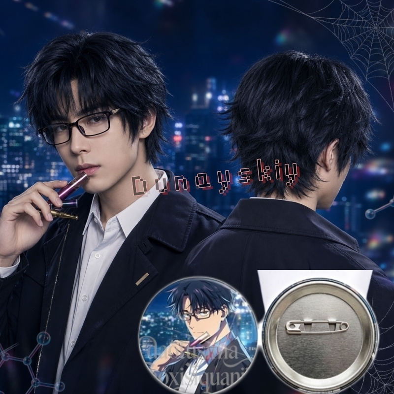 Anime Cosplay Blue Hair - อะนิเมะ MARRIAGETOXIN คอสเพลย์วิกผม 58 มม. HIKARU