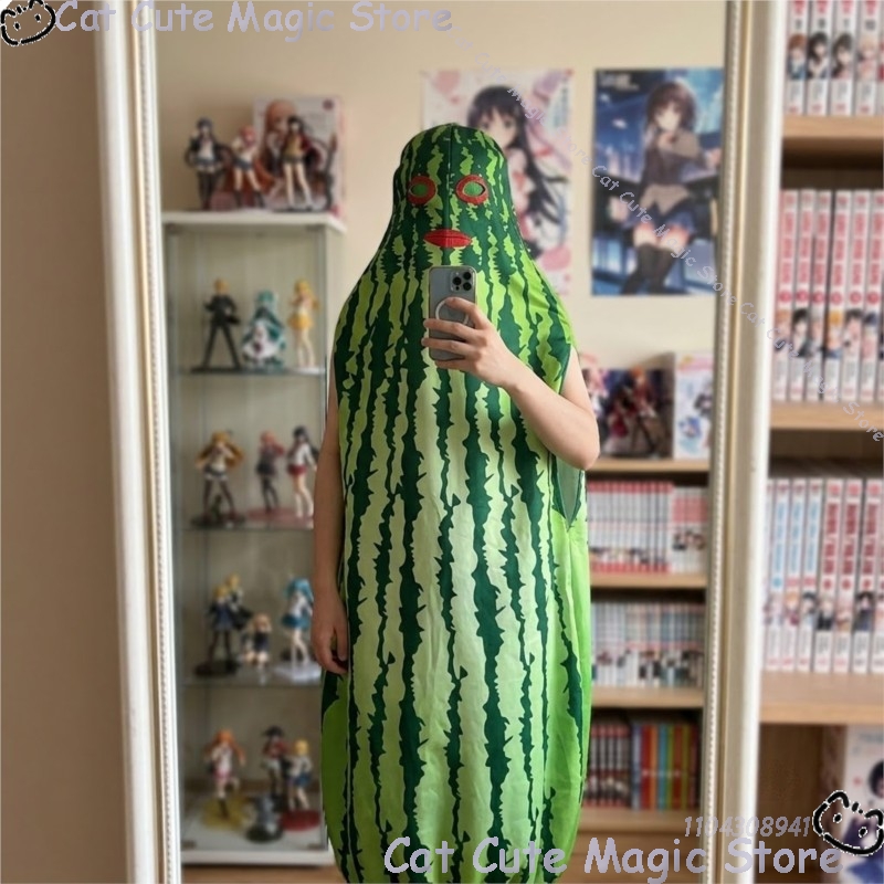 Anime Cosplay Tiktok - ชุดคอสเพลย์แตงโม TikTok ฮาโลวีน คริสต์มาส คอสเพลย์แปลก ตลก
