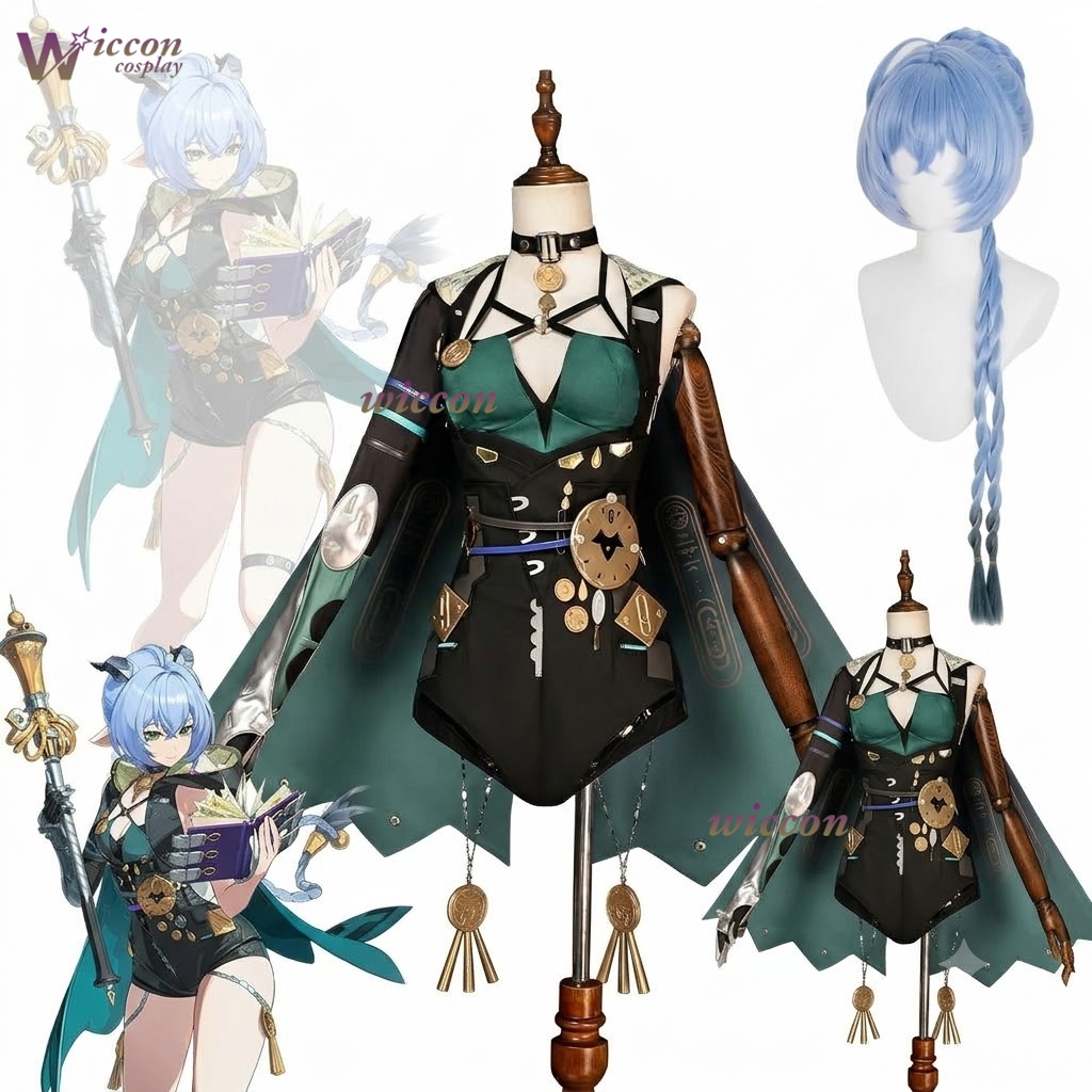 Anime Cosplay Blue Hair - เซนเลส โซน ซีโร่ ลูเซีย เอลูเวน ZZZ
