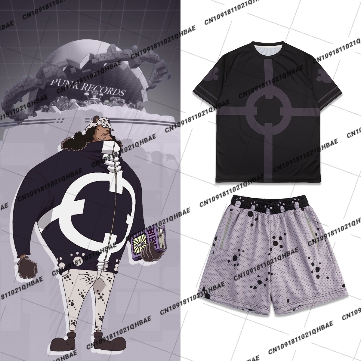 Costume Anime Cosplay - ชุดคอสเพลย์สำหรับผู้ที่ชื่นชอบอนิเมะ New Egghead Island Bartholemew Kuma