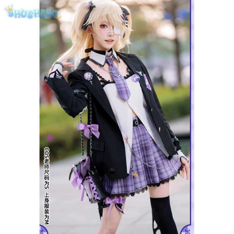 Anime Cosplay Shop - ชุดคอสเพลย์ฟิชเชิล เกมเก็นชิน อิมแพ็ค ชุดเมซ ชุดยูนิฟอร์มร้านกาแฟ ชุดนักเรียนหญิง