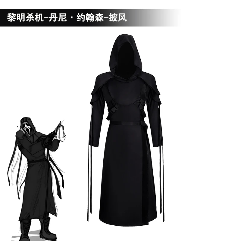 Anime Cosplay Face - ABC123 เสื้อคลุมคอสเพลย์ Ghost Face ชุดคอสตูมเกม Dead