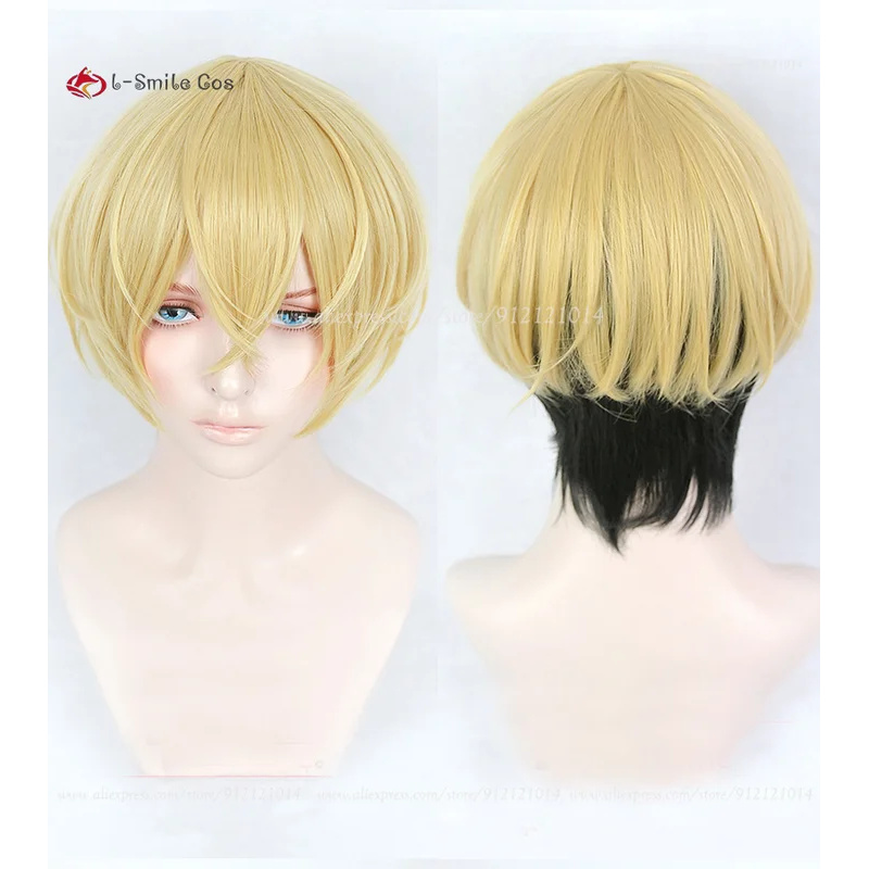 Cosplay Anime Black Hair - วิกคอสเพลย์วิวิ 2025 คุณภาพสูง แมทสึโนะ ชิฟุยุ สีเหลืองดำไล่เฉดสี