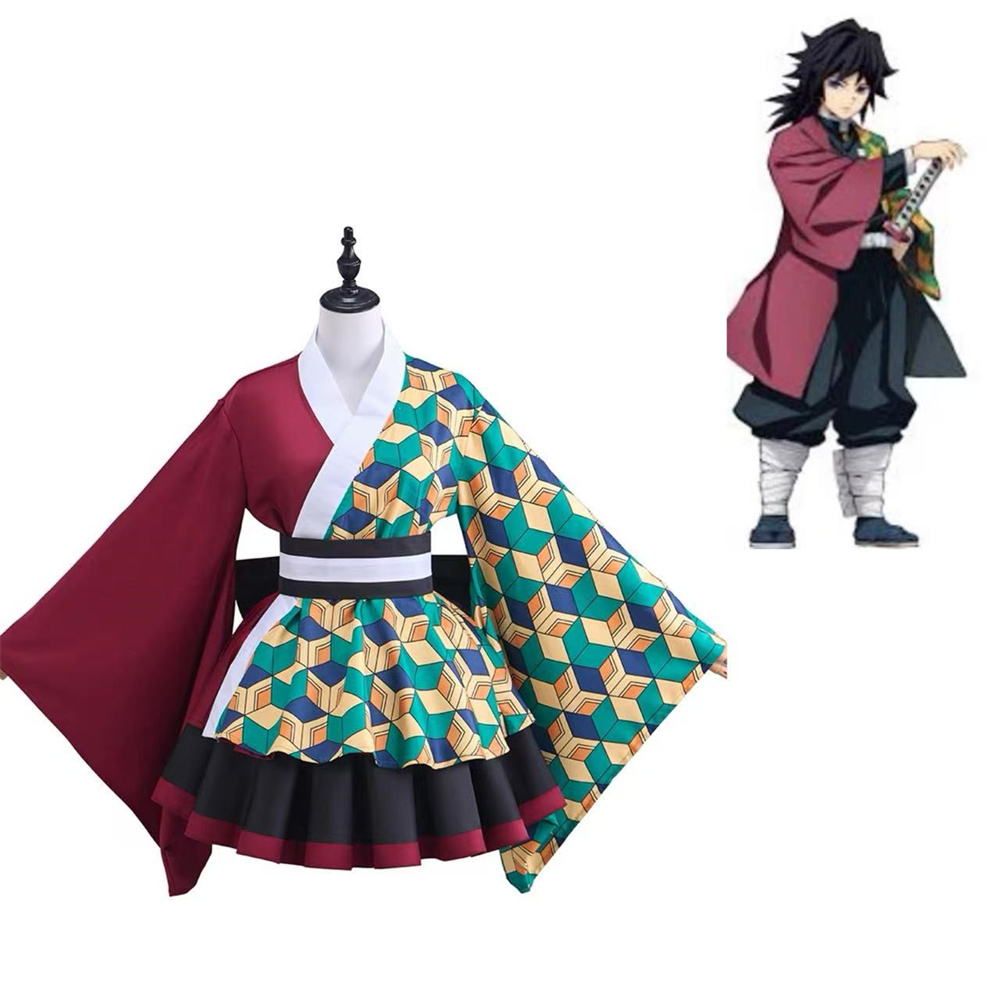 Anime Cosplay Shop - อะนิเมะโทมิโอกะ กิยูคอสเพลย์เครื่องแต่งกายหญิงแฟนซีโลลิต้าชุดกิโมโนฮาโลวีนคาร์นิวัลชุด