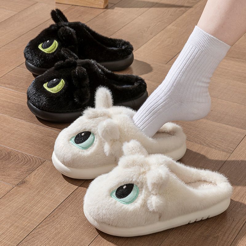 รองเท้าแตะผ้าฝ้ายลายทูธเลสจากเ - Anime Cosplay For Couples บทวิจารณ์และราคา