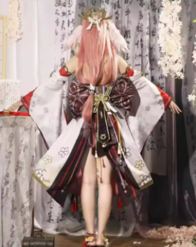 Genshin Impact Yae Miko คอสเพล - Cosplay Anime Yae Miko บทวิจารณ์และราคา