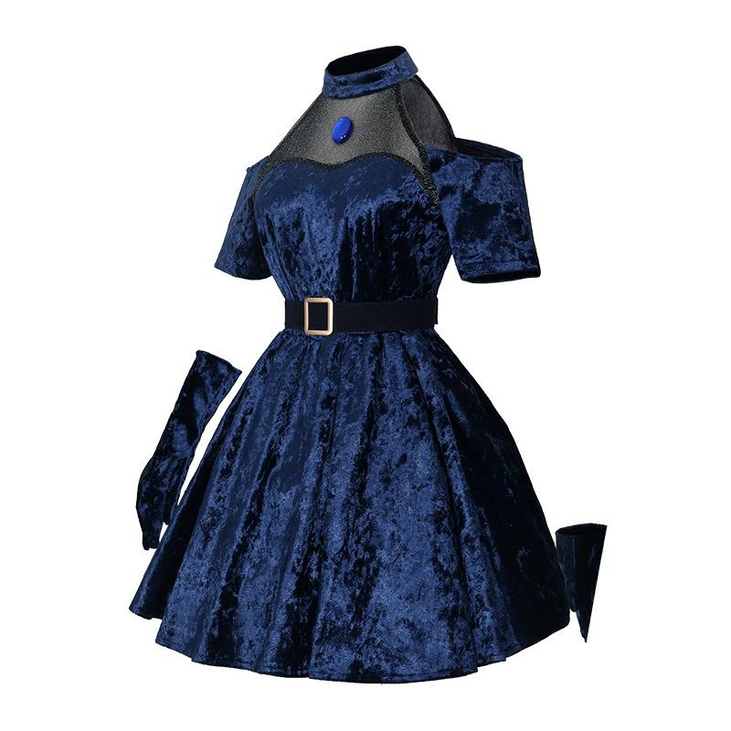 Mizi คอสเพลย์อะนิเมะ Alien Sta - Anime Cosplay Blue Hair บทวิจารณ์และราคา