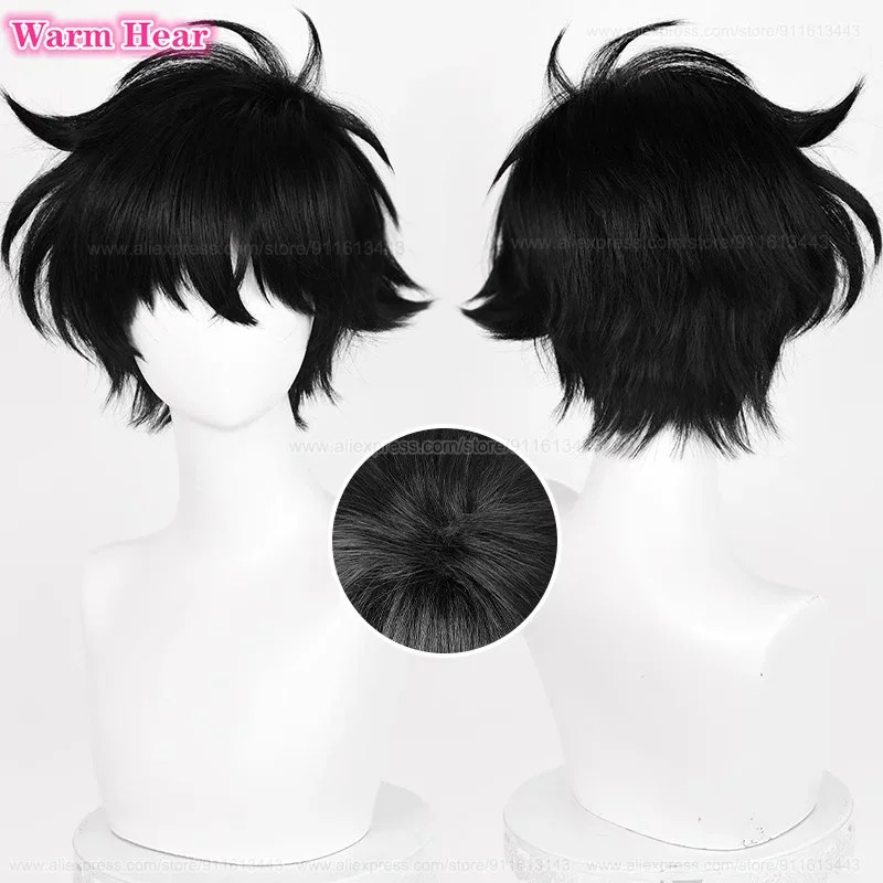 คุโรบะ ไคโตะสังเคราะห์สั้น 28  - Cosplay Anime Black Hair บทวิจารณ์และราคา