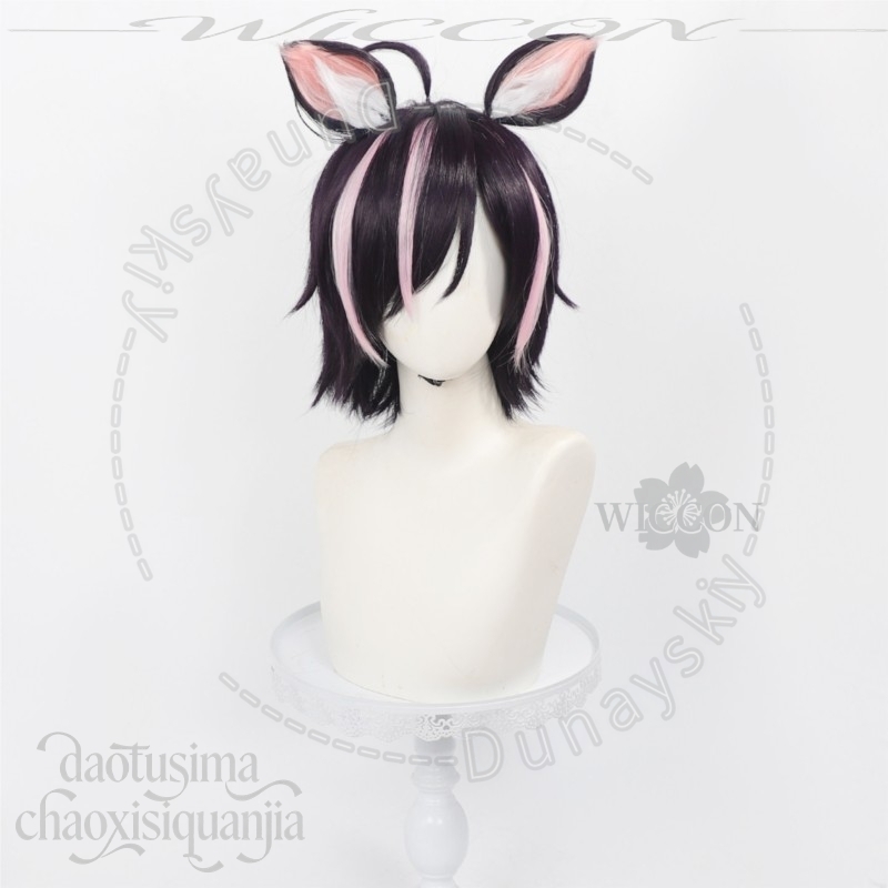 คอสเพลย์แมวสูบบุหรี่สไตล์อนิเม - Cosplay Anime Black Hair บทวิจารณ์และราคา