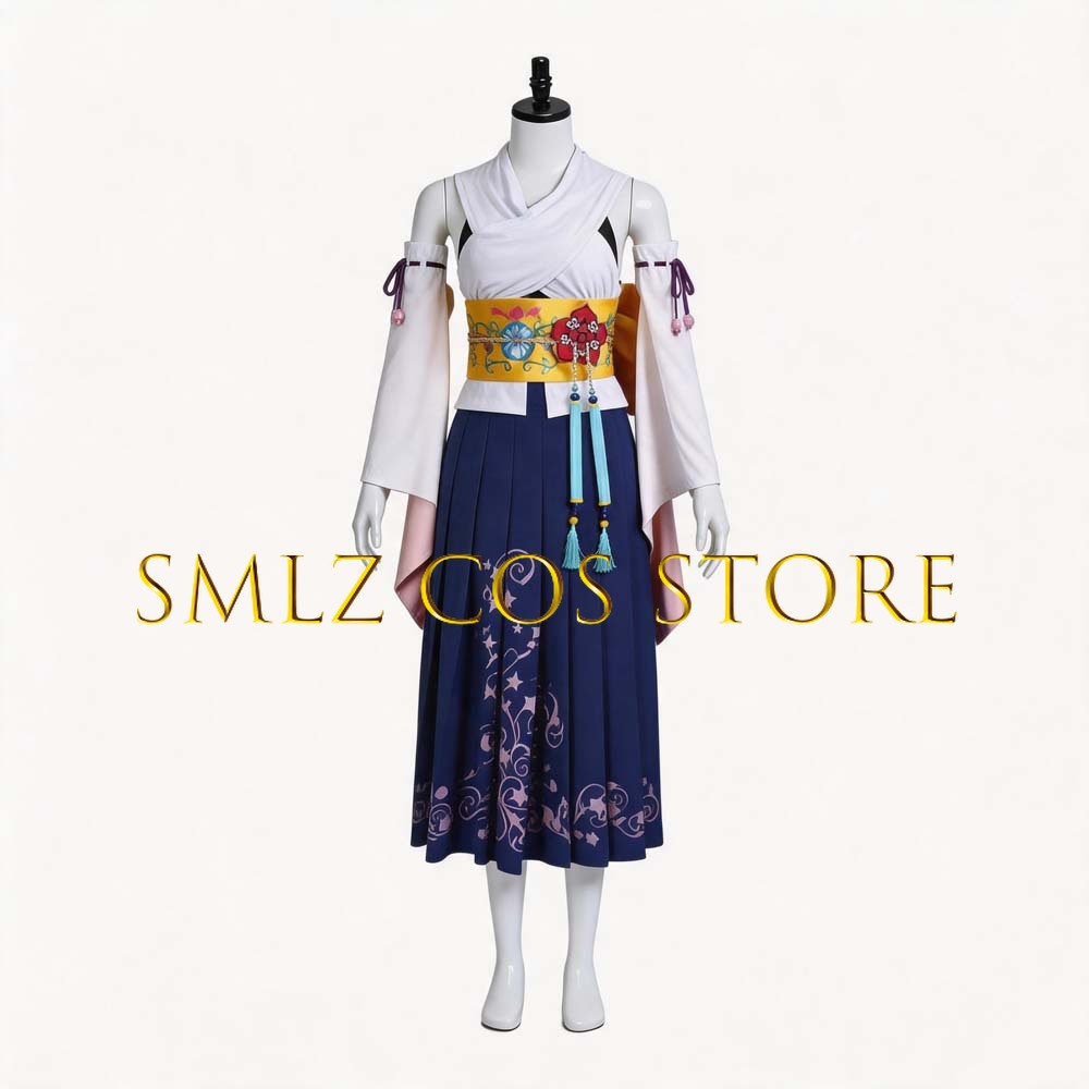 Smlz FFX ยูน่าคอสเพลย์อะนิเมะ  - Costume Anime Cosplay บทวิจารณ์และราคา