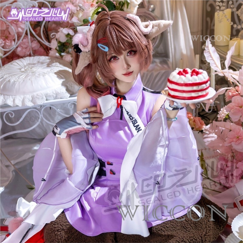 ชุดคอสเพลย์ฮาโลวีนสำหรับผู้ใหญ - Anime Cosplay Blue Hair บทวิจารณ์และราคา