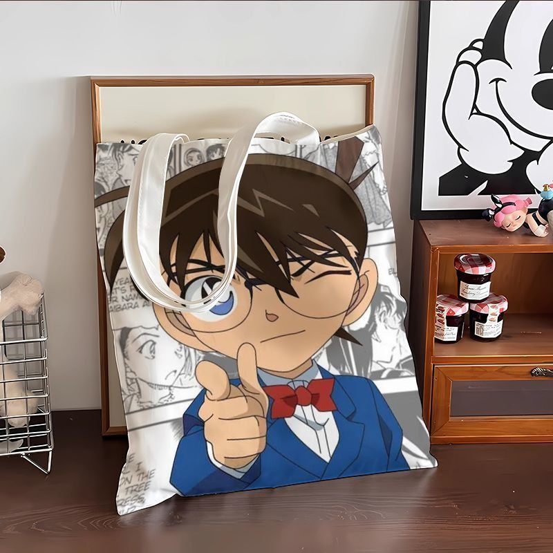 กระเป๋าผ้าแคนวาสลายการ์ตูนโคนั - Anime Cosplay Shop บทวิจารณ์และราคา