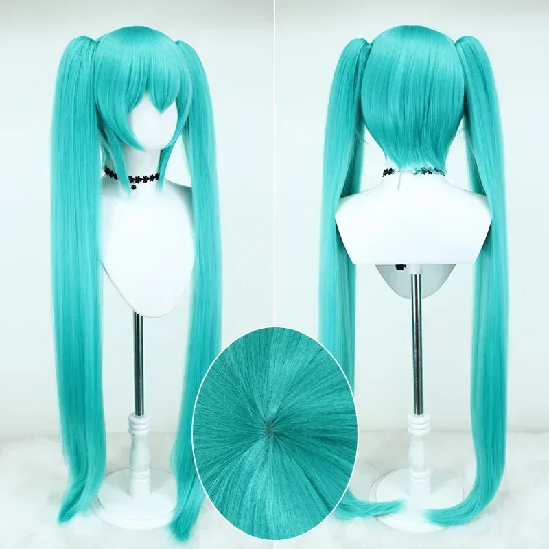 2026 มิกุคอสเพลย์วิกผมยาว 105  - Anime Cosplay Blue Hair บทวิจารณ์และราคา