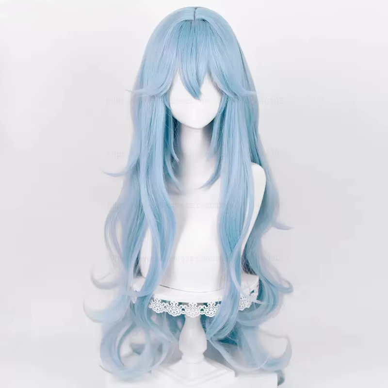 คุณภาพสูง 100 ซม. วิกผมคอสเพลย - Anime Cosplay Blue Hair บทวิจารณ์และราคา