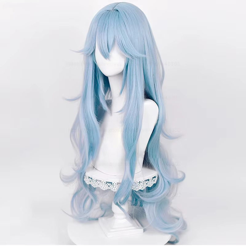 คุณภาพสูง 100 ซม. วิกผมคอสเพลย - Anime Cosplay Blue Hair บทวิจารณ์และราคา