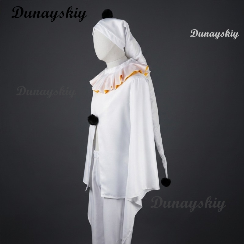 ชุดคอสเพลย์ตัวตลกสีขาว Pierrot - Cosplay Anime White Hair บทวิจารณ์และราคา