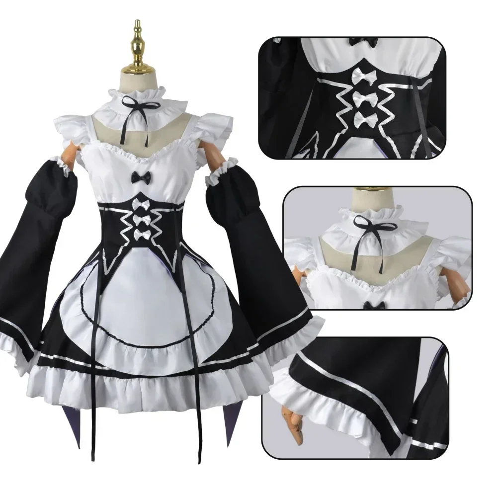 อะนิเมะ ราม เรม โลลิต้า เมย์ด  - Anime Cosplay Rem บทวิจารณ์และราคา