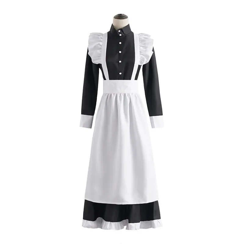 ชุดแม่บ้านสไตล์อังกฤษสีขาวดำคล - Anime Cosplay Shop บทวิจารณ์และราคา
