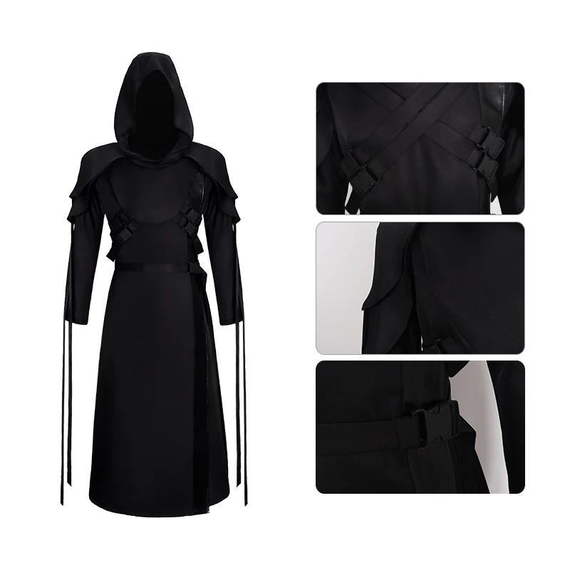 ABC123 เสื้อคลุมคอสเพลย์ Ghost - Anime Cosplay Face บทวิจารณ์และราคา