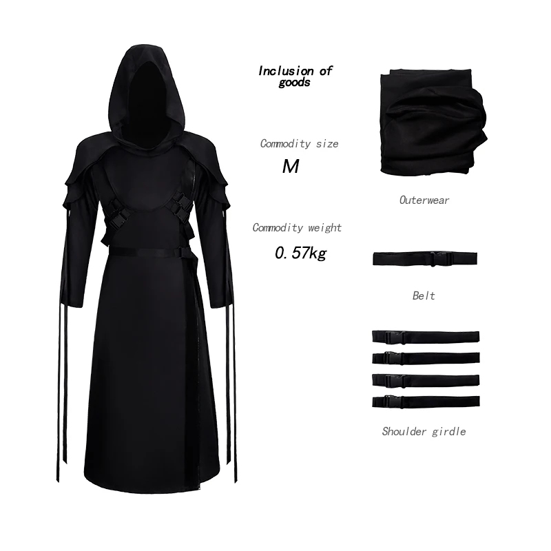 ABC123 เสื้อคลุมคอสเพลย์ Ghost - Anime Cosplay Face บทวิจารณ์และราคา