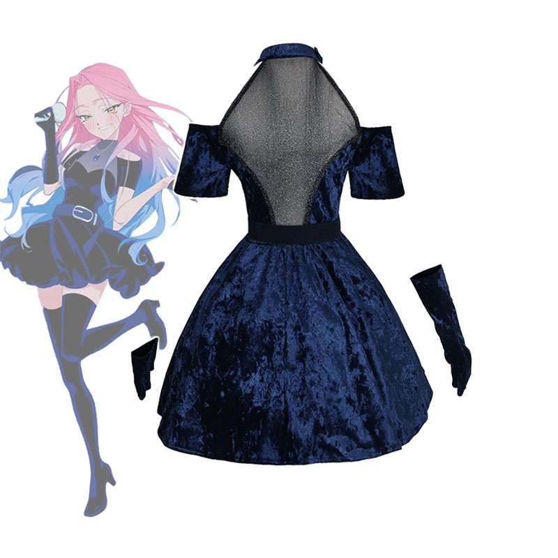 มิซิคอสเพลย์อะนิเมะเอเลี่ยนสเต - Anime Cosplay Blue Hair บทวิจารณ์และราคา