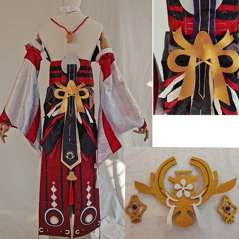 Yae Miko ชุด Guuji Yae คอสเพลย - Cosplay Anime Yae Miko บทวิจารณ์และราคา