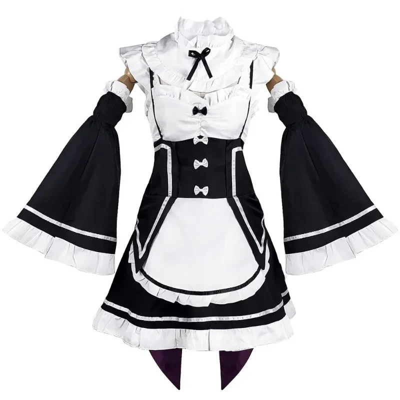 ชุดคอสเพลย์เรม ราม จากอนิเมะ R - Anime Cosplay Rem บทวิจารณ์และราคา