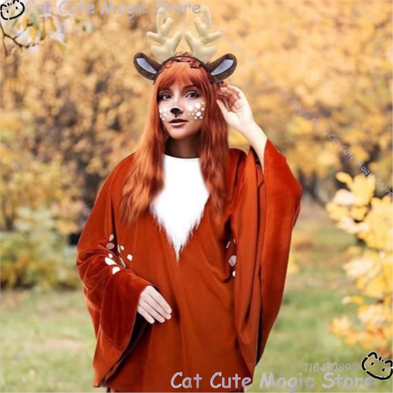 ชุดคอสเพลย์กวางเอลค์ป่าคริสต์ม - Anime Cosplay Event 2025 บทวิจารณ์และราคา