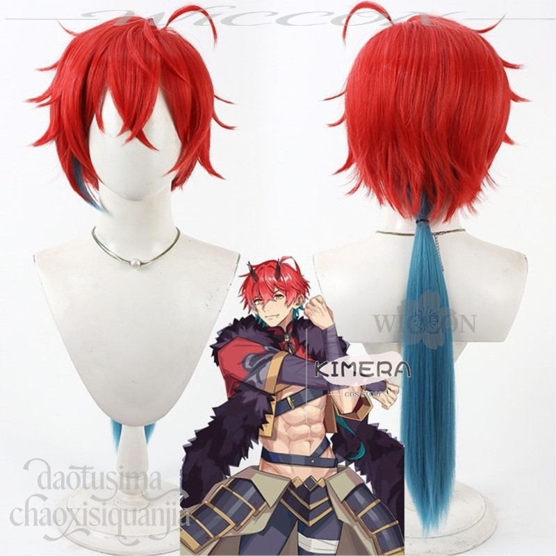 ร้านคิเมร่า อนิเมะ เจ้าหญิงคาก - Anime Cosplay Blue Hair บทวิจารณ์และราคา