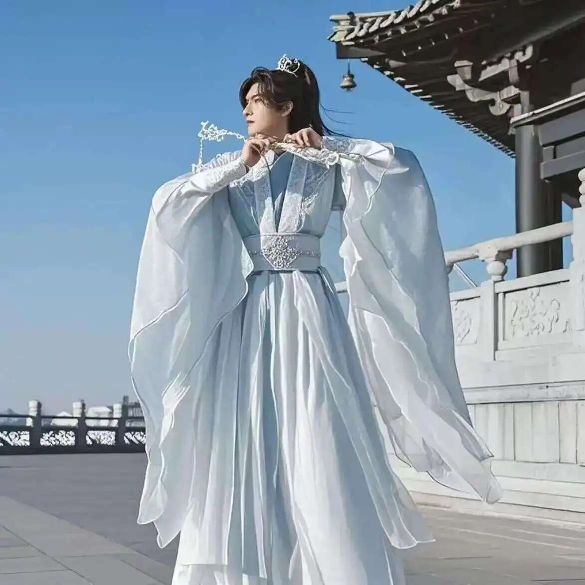 ขนาดใหญ่ขนาด 3XL Hanfu ผู้ชายจ - Anime Cosplay Dress For Men บทวิจารณ์และราคา